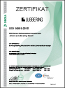 Zertifikat ISO 14001 2015